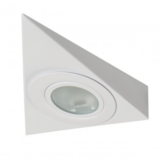 KANLUX 36631 | Zepo Kanlux osvetlenie pultu svietidlo trojuholník 1x G4 biela