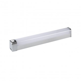 KANLUX 36655 | Akvo Kanlux stenové svietidlo prepínač 1x LED 2300lm 4000K IP44 chróm, biela