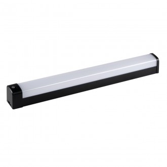 KANLUX 36657 | Akvo Kanlux stenové svietidlo prepínač 1x LED 2750lm 4000K IP44 čierna, biela