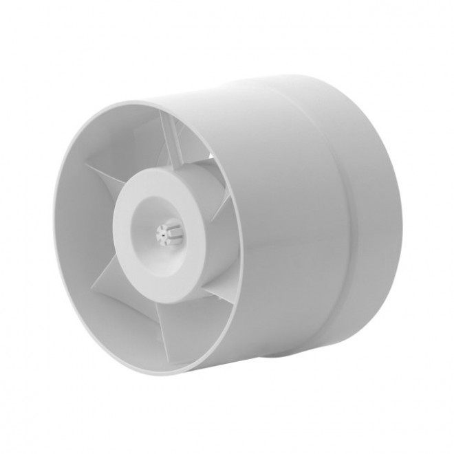 KANLUX 70900 | Kanlux trubkový ventilátor Ø100 100m3/h kruhový tepelná poistka IP24 biela