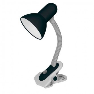 KANLUX 7151 | Suzi Kanlux štipcové svietidlo prepínač flexibilné 1x E27 čierna