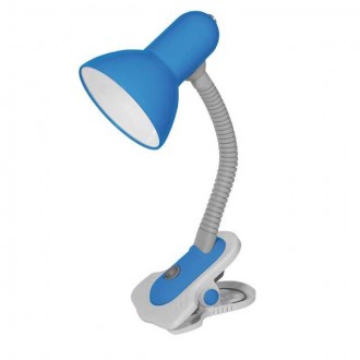 KANLUX 7152 | Suzi Kanlux štipcové svietidlo prepínač flexibilné 1x E27 modrá