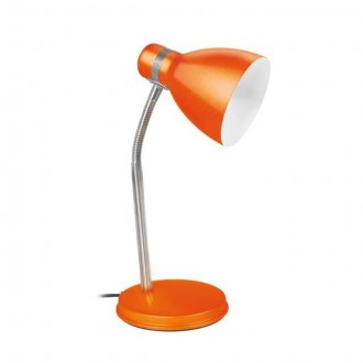 KANLUX 7563 | Zara2 Kanlux stolové svietidlo prepínač flexibilné 1x E14 pomaranč