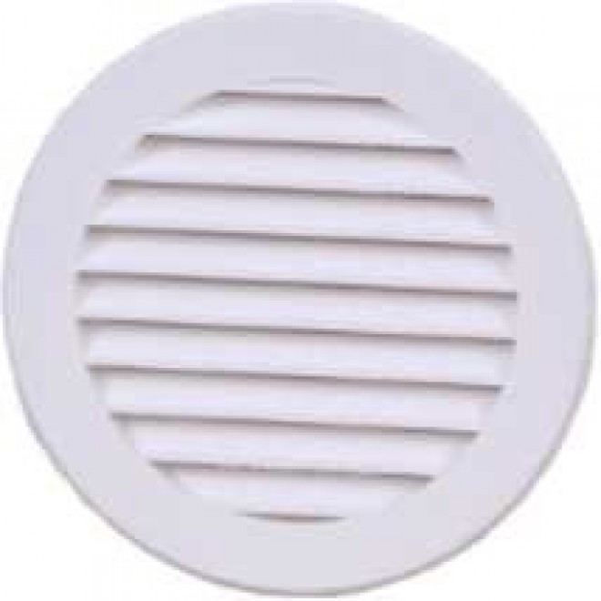 KANLUX VR150 | Kanlux ventilačná mriežka Ø150 pre potrubný ventilátor kruhový sieťka proti hmyzu UV biela