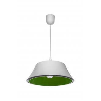 LAMPEX 516/B ZIE | Milo-LA Lampex visiace svietidlo 1x E27 biela, zelená