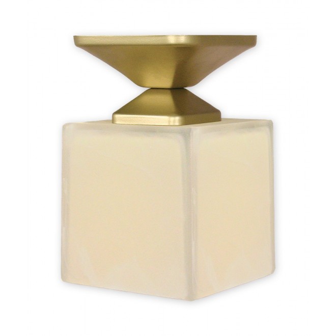 LEMIR O1061/W1 ZL | KostkaZL Lemir stropné svietidlo 1x E27 zlatý, krémové
