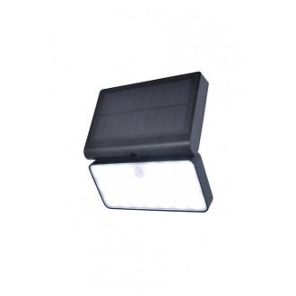 LUTEC 6935501330 | LUTEC-Connect-Tuda Lutec svetlomet múdre osvetlenie pohybový senzor slnečné kolektorové / solárne, ovládanie hlasom, regulovateľná intenzita svetla, nastaviteľná farebná teplota, na diaľkové ovládanie, otočné prvky 1x LED 1000lm 2700 &l
