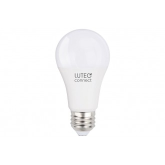 LUTEC 8731001316 | E27 9,2W Lutec normálne A60 LED svetelný zdroj múdre osvetlenie 750lm 2700 <-> 6500K ovládanie hlasom, regulovateľná intenzita svetla, nastaviteľná farebná teplota, meniace farbu, na diaľkové ovládanie