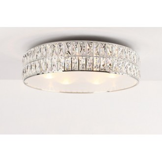 MAXLIGHT C0121 | Diamante Maxlight stropné svietidlo 5x G9 chróm, priesvitné, opál