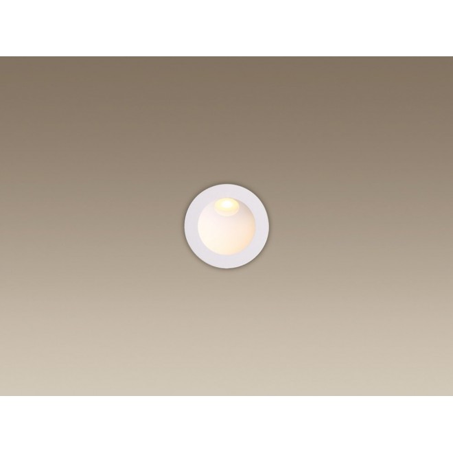 MAXLIGHT H0074 | TimeM Maxlight zabudovateľné svietidlo Ø80mm 1x LED 140lm 3000K IP54 biela