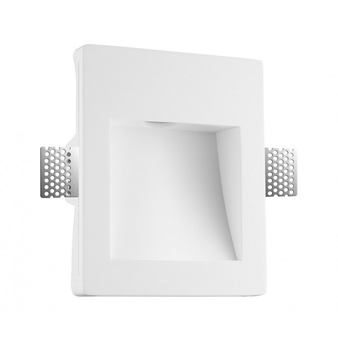 NOVA LUCE 6600801 | Cirocco-Eurona Nova Luce zabudovateľné svietidlo obdĺžnik malovatelné 1x LED 3000K biela
