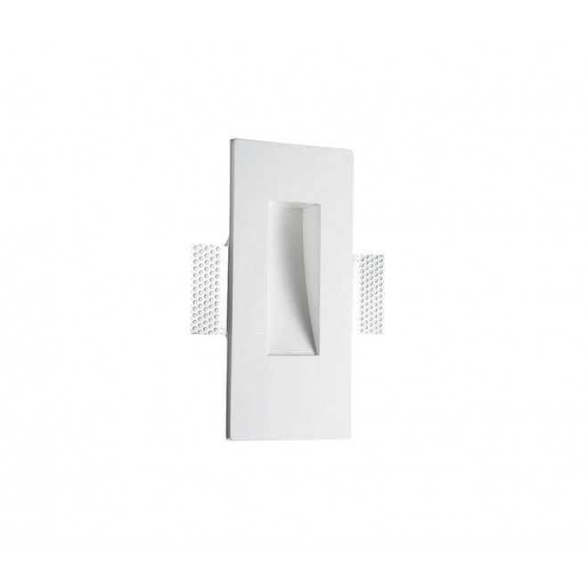 NOVA LUCE 66018101 | Cirocco-Eurona Nova Luce zabudovateľné svietidlo obdĺžnik malovatelné 1x MR11 / GU4 biela