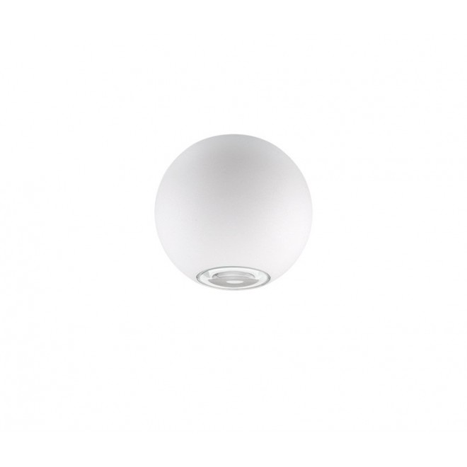 NOVA LUCE 726217 | Como Nova Luce stenové svietidlo 2x LED 560lm 3000K IP54 matný biely, priesvitné