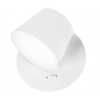 NOVA LUCE 8223601 | Amadeo-NL Nova Luce rameno stenové svietidlo prepínač otočné prvky 1x LED 528lm 3000K biela