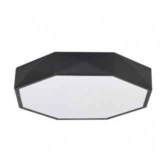 NOVA LUCE 9001491 | Eben Nova Luce stropné svietidlo 1x LED 1380lm 3000K matná čierna, matný biely