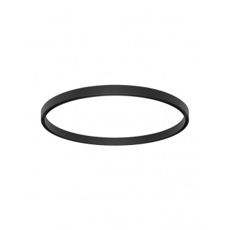 NOVA LUCE 9010208 | Breda-Flexible-Magnetic-Profile Nova Luce prvok systému - sprievodná koľajnica R60 doplnok kruhový magnet čierna