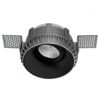 NOVA LUCE 9017392 | Brad Nova Luce zabudovateľné svietidlo kruhový otáčateľný svetelný zdroj Ø81mm 165mm 1x GU10 matná čierna