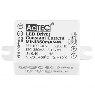 NOVA LUCE 9020170 | Nova Luce LED napájací zdroj 4W 3-12 VDC 350mA doplnok IP67 biela