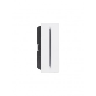 NOVA LUCE 9026120 | Aizen Nova Luce zabudovateľné svietidlo obdĺžnik 1x LED 16lm 3000K IP54 biela, priesvitné