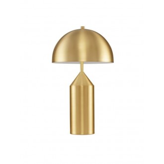 NOVA LUCE 9050162 | Bolt-NL Nova Luce stolové svietidlo 41cm prepínač 1x E27 zlatý, opál