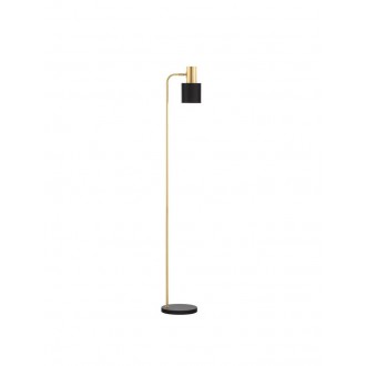NOVA LUCE 9050163 | Paz Nova Luce stojaté svietidlo 153,5cm prepínač otočné prvky 1x E27 zlatý, čierna