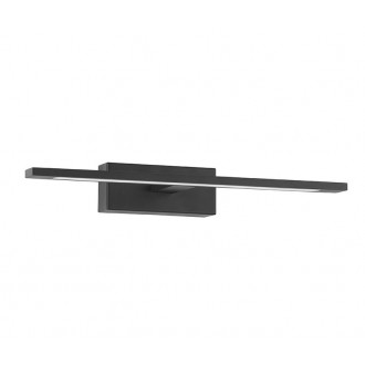 NOVA LUCE 9053122 | Mondrian Nova Luce stenové svietidlo 1x LED 913lm 3000K IP44 matná čierna, biela