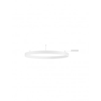 NOVA LUCE 9063608 | Motif Nova Luce stropné svietidlo - TRIAC kruhový regulovateľná intenzita svetla 1x LED 4552lm 3000K matný biely, opál