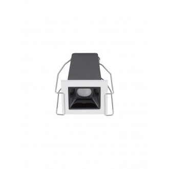 NOVA LUCE 9070141 | Akira-NL Nova Luce zabudovateľné svietidlo štvorec UGR <19 45x45mm 1x LED 160lm 3000K matný biely, čierna