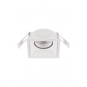 NOVA LUCE 9110114 | Reina Nova Luce zabudovateľné svietidlo štvorec 90x90mm 1x GU10 biela