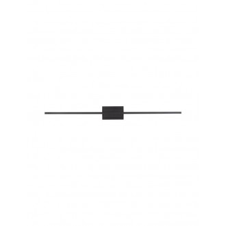 NOVA LUCE 9267020 | Azure Nova Luce rameno stenové svietidlo 1x LED 1750lm 3000K matná čierna, opál