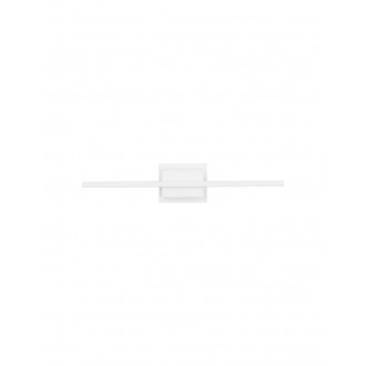 NOVA LUCE 9267021 | Azure Nova Luce rameno stenové svietidlo 1x LED 750lm 3000K matný biely, opál