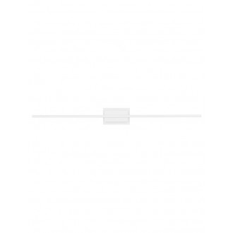 NOVA LUCE 9267023 | Azure Nova Luce rameno stenové svietidlo 1x LED 1750lm 3000K matný biely, opál