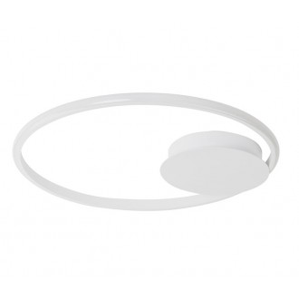 NOVA LUCE 9348072 | Fuline Nova Luce stropné svietidlo - TRIAC kruhový regulovateľná intenzita svetla 1x LED 2320lm 3000K matný biely