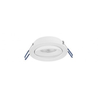 NOVA LUCE 9350442 | Redo Nova Luce zabudovateľné svietidlo kruhový otáčateľný svetelný zdroj Ø92mm 1x GU10 matný biely