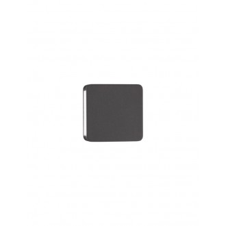 NOVA LUCE 9492580 | Serika Nova Luce stenové svietidlo štvorec 1x LED 188lm 3000K IP65 antracit, priesvitné