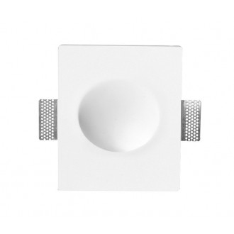 NOVA LUCE 9602615 | Cirocco-Eurona Nova Luce zabudovateľné svietidlo obdĺžnik malovatelné 1x GU10 biela