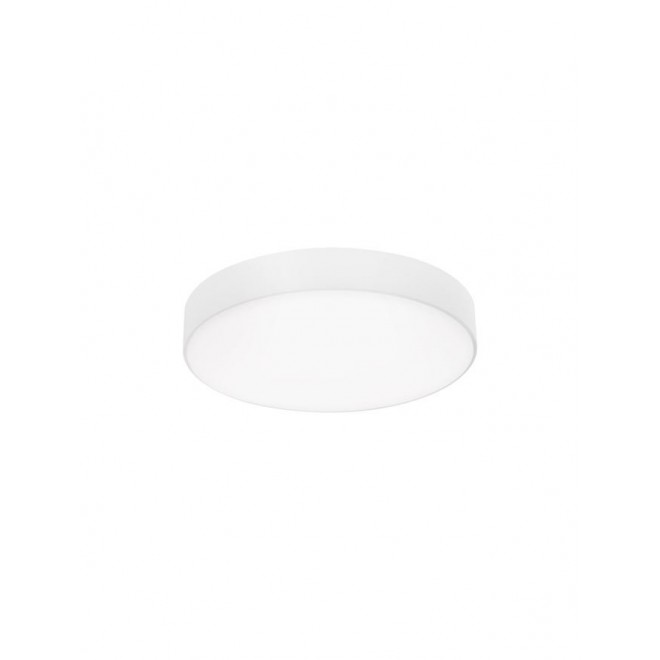 NOVA LUCE 9756723 | Sotto-NL Nova Luce stropné svietidlo kruhový diaľkový ovládač regulovateľná intenzita svetla, nastaviteľná farebná teplota 1x LED 1964lm 2700 - 3500 - 5000K matný biely, opál