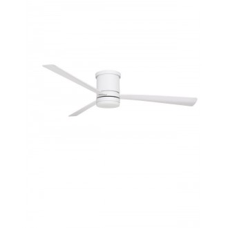 NOVA LUCE 9953015 | Silky Nova Luce svietidlo s ventilátorom stropné diaľkový ovládač 1x LED 650lm 3000K biela