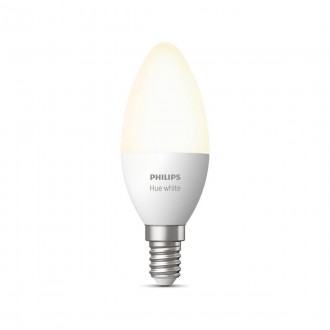 PHILIPS 8719514320666 | E14 5,5W Philips sviečka B39 LED svetelný zdroj hue múdre osvetlenie 470lm 2700K regulovateľná intenzita svetla, Bluetooth CRI>80