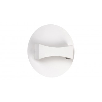 RABALUX 1437 | Neville Rabalux stenové svietidlo kruhový 1x LED 280lm 3000K matný biely