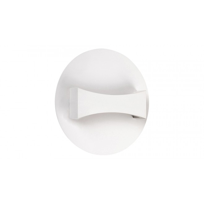 RABALUX 1437 | Neville Rabalux stenové svietidlo kruhový 1x LED 280lm 3000K matný biely