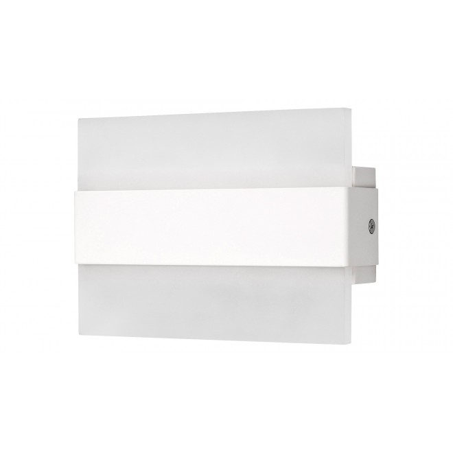 RABALUX 1439 | Neville Rabalux stenové svietidlo obdĺžnik 1x LED 190lm 3000K matný biely