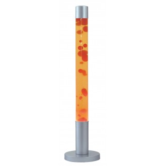 RABALUX 4111 | Dovce Rabalux stojaté láva-lampa 76cm prepínač na vedení 1x E14 / R50 červená, žltá, strieborný