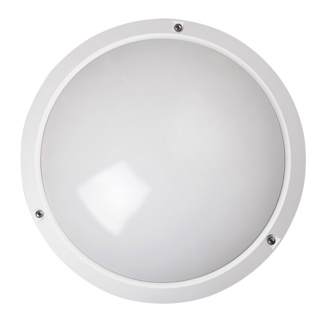 RABALUX 5810 | Lentil Rabalux stenové, stropné svietidlo 1x E27 IP54 biela