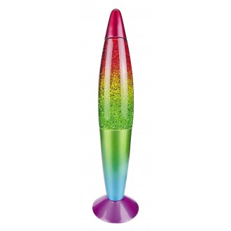 RABALUX 7008 | Glitter-Rainbow Rabalux dekor láva-lampa prepínač na vedení 1x E14 / G45 viacferebné