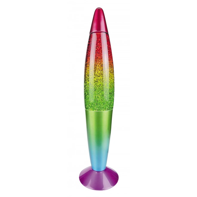 RABALUX 7008 | Glitter-Rainbow Rabalux dekor láva-lampa prepínač na vedení 1x E14-G45 viacferebné