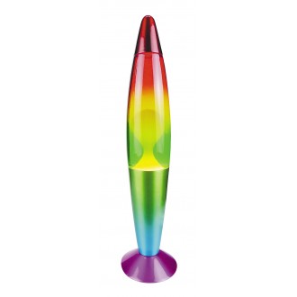 RABALUX 7011 | Lollipop-Rainbow Rabalux dekor láva-lampa prepínač na vedení 1x E14 / G45 viacferebné