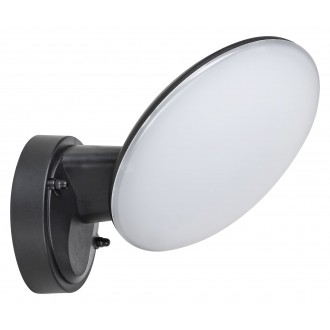 RABALUX 8134 | Varna Rabalux rameno stenové svietidlo UV vzdorný plast 1x LED 720lm 4000K IP54 UV čierna, biela