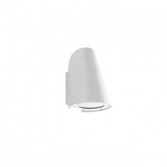 REDO 9528 | Alvar Redo stenové svietidlo 1x GU10 IP44 matný biely, priesvitná