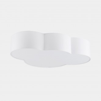 TK LIGHTING 1533 | Cloud Tk Lighting stropné svietidlo 4x E27 biela